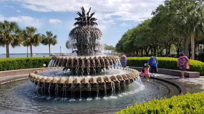 Pineapple Fountain in Charleston, SC